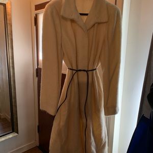 Sisley mohair cream coat
